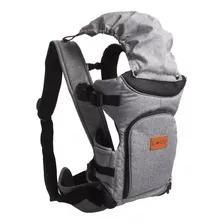 Mochila Ergonómica Portabebe 3 Posiciones Reforzada Capucha