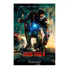 Oferta! Poster Original De Cine Iron Man 3 De Colección.