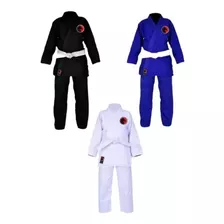 Kimono Infantil Jiu Jitsu/judô Trançado Blackdragon Preto