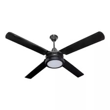 Ventilador De Techo Blumt Negro Con 4 Palas De Metal, 120 Cm De Diámetro 220 V