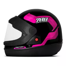 Capacete Fechado Automático Feminino Masculino Vis Cristal