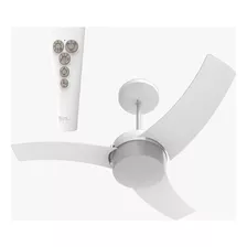 Ventilador Teto Aliseu Wave Remoto Moderno Potente Vento Cor Da Estrutura Branco 110v