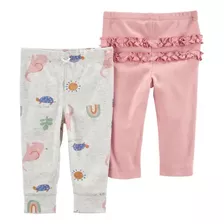 Conjunto Infantil Bebê Com 2 Calças Carters Importado Eua