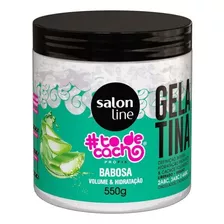 Gelatina Babosa Volume E Hidratação 550g - Salon Line