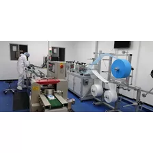 Máquina Para Fabricar Cubrebocas Tricapa Plisado