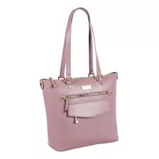 Bolsa Náutica Shopping De Pu Rosa Asas Color Rosa