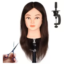 Cabeça De Boneca Treino Corte Cabelo Humano Profissional