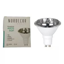 Lâmpada Led Ar70 Mbled 7w Gu10 Irc 90 Luz Quente 3000k