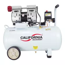 Compresor De Aire Eléctrico California Machinery Caln1-50 50l 1hp 110v 60hz Blanco