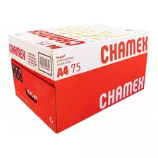 Papel Sulfite A4 Chamex 75g Caixa Atacado 5000 Folhas 10 Pct