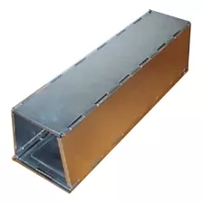 Trampa Sherman Plegable 23x7x8cm Para Roedores En Aluminio 