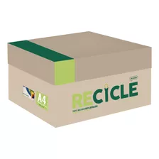 Papel Sulfite A4 Reciclado Jandaia Recicle 2500 Folhas