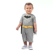 Fantasia Batman Baby Macacão Com Capa Entrega Rápida Nova