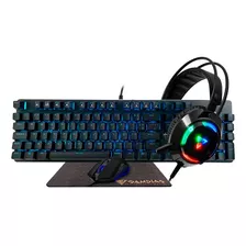 Kit Gamdias E1b 4 Em 1 Com Teclado Headset Mouse E Mousepad