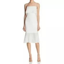 Vestido Cocktail Color Ivory Marca Aidan By Aidan Mattox 6