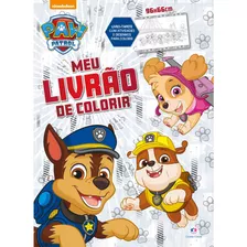 Livro Tapete Meu Livrão De Colorir - Patrulha Canina