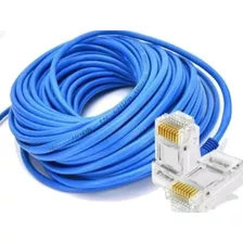 Cable De Red Internet Utp Cat 5e 25 Metros