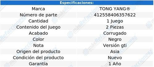 Combo Estribos Corrug Tong Yang Golf Del 2010 Al 2013 Foto 2