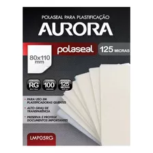 Filme Plástico Plastificação Quente Format Rg 80x110mm 100un