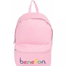 Mochila Benetton Color Rosa