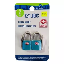 Par De Candados Key Locks Travel Protege De Llave