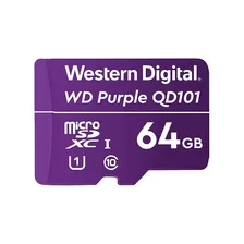 Memoria Microsd Western Digital Púrpura 64gb Clase 10