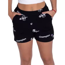 Short Champion Multi Mujer Moda Negro