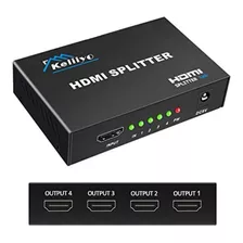 Splitter Hdmi Con Salida De Cuatro Puertos 1x4 