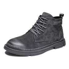 Hombres Zapatos Casual Cuero De Lujo Martin Botas De Tobillo