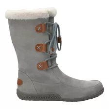 Bota Cuero Rockford Mujer Telme Gris