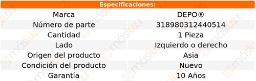 1- Faro Niebla Izq/der Para Mitsubishi Mirage 2016/2020 Depo Foto 4