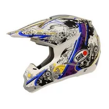 Capacete Shiro Cros Ranger Fundo Branco L Novo