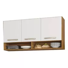 Mueble Aereo Cocina 3 Puertas 1.20 M C/vasera Capuchino Offwhite LG Amoblamientos