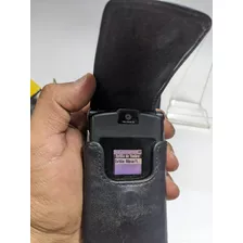 Motorola Razr Telcel Negro Con Funda Original 