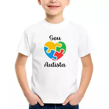 Camiseta Adulto Ou Infantil Autismo Autista Quebra-cabeça