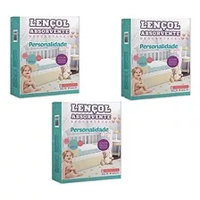 Kit 3 Lençol Absorvente P/ Desfralde Personalidade 80x60cm