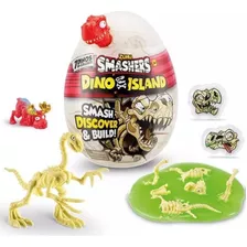 Smashers Dino Island Ovo Pequeno Vermelho F0120 - Fun