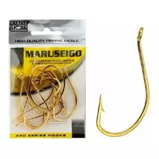 Anzol Maruseigo Gold Nº10 Cart.50pçs - Marine Sports