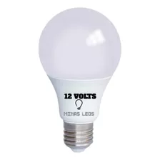 Lampada Led E27 12 Volt Corrente Continua 12w 6500k Pescaria Cor Da Luz Branco-frio 12v