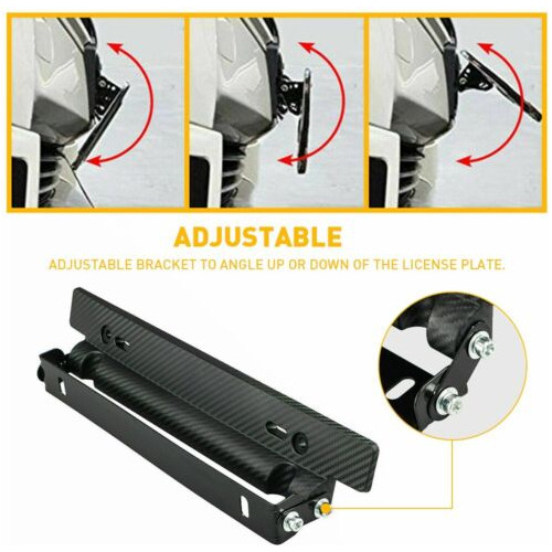 Universal Front Rear Bumper License Plate Holder Mountin Oad Foto 4