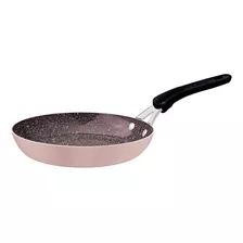 Panela Frigideira 24cm Fogão Indução Tramontina Antiaderente Cor Rosa