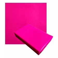 Papel De Presente Bobina Couche 60cmx100m - Cor Lisa Cor Pink