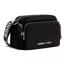 Bolso Bandolera M Nylon Negro. Bimba Y Lola