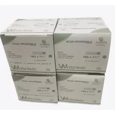 Aguja HiPodérmica Lifecare 16g X 1-1/2, Caja X 100 Unidades