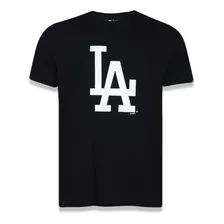 Camiseta New Era Mlb Los Angeles Essentials Preto