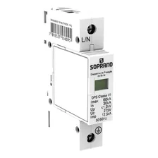 Dispositivo Proteção Surto Dps Monopolar 275vca 60ka Soprano