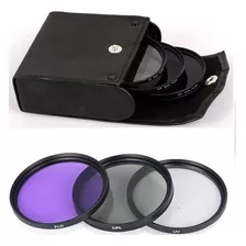 Filtro 58mm Kit Uv Cpl Fld +estuche Lente 18-55 Canon