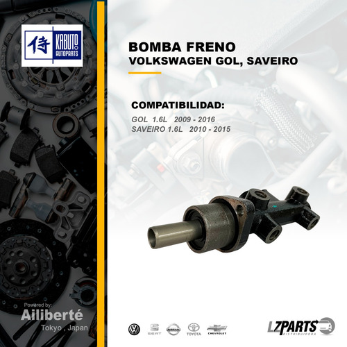 Bomba Freno Volkswagen Gol Saveiro 1.6l 2009 - 2016 Foto 2