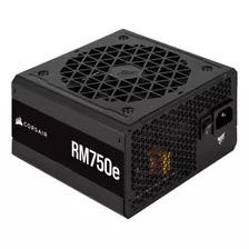 Fuente De Poder Corsair Rm750e 750w 80+ Gold Cp-9020262-na Color Negro