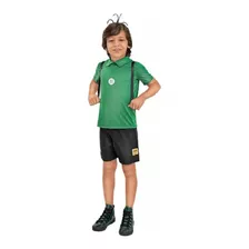 Fantasia Cebolinha Infantil Original Camisa Mochila E Shorts